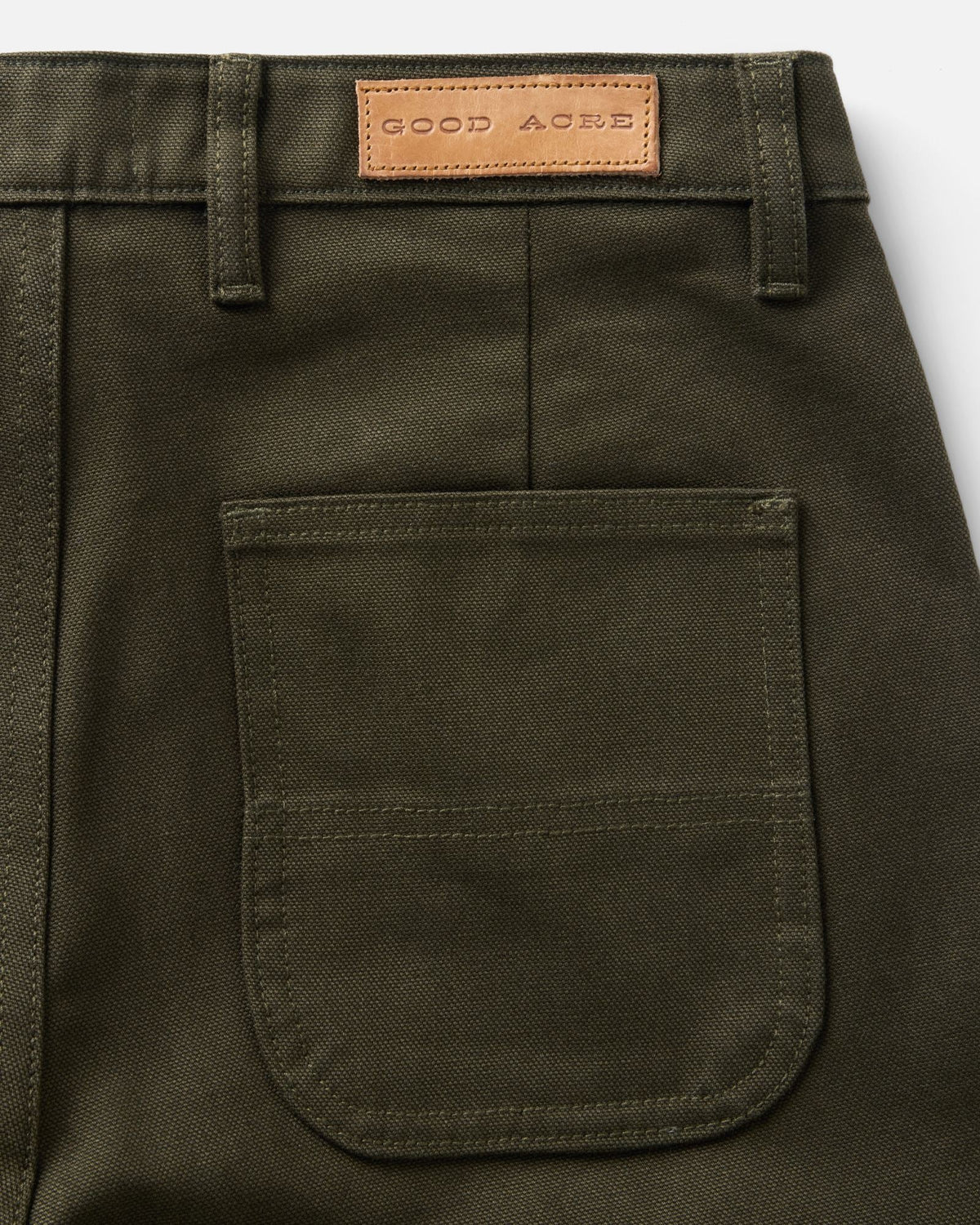 The Good Acre Chore Pant in Olive Canvas