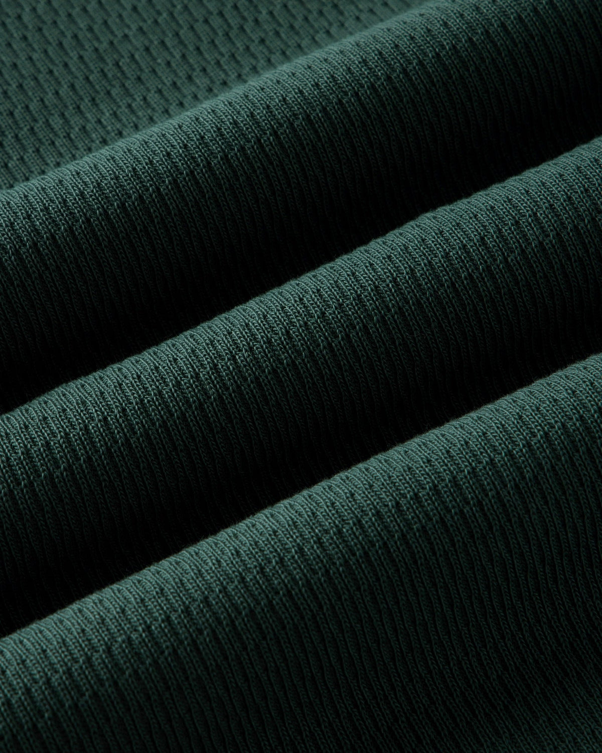 The Organic Cotton Crew in Dark Forest Waffle