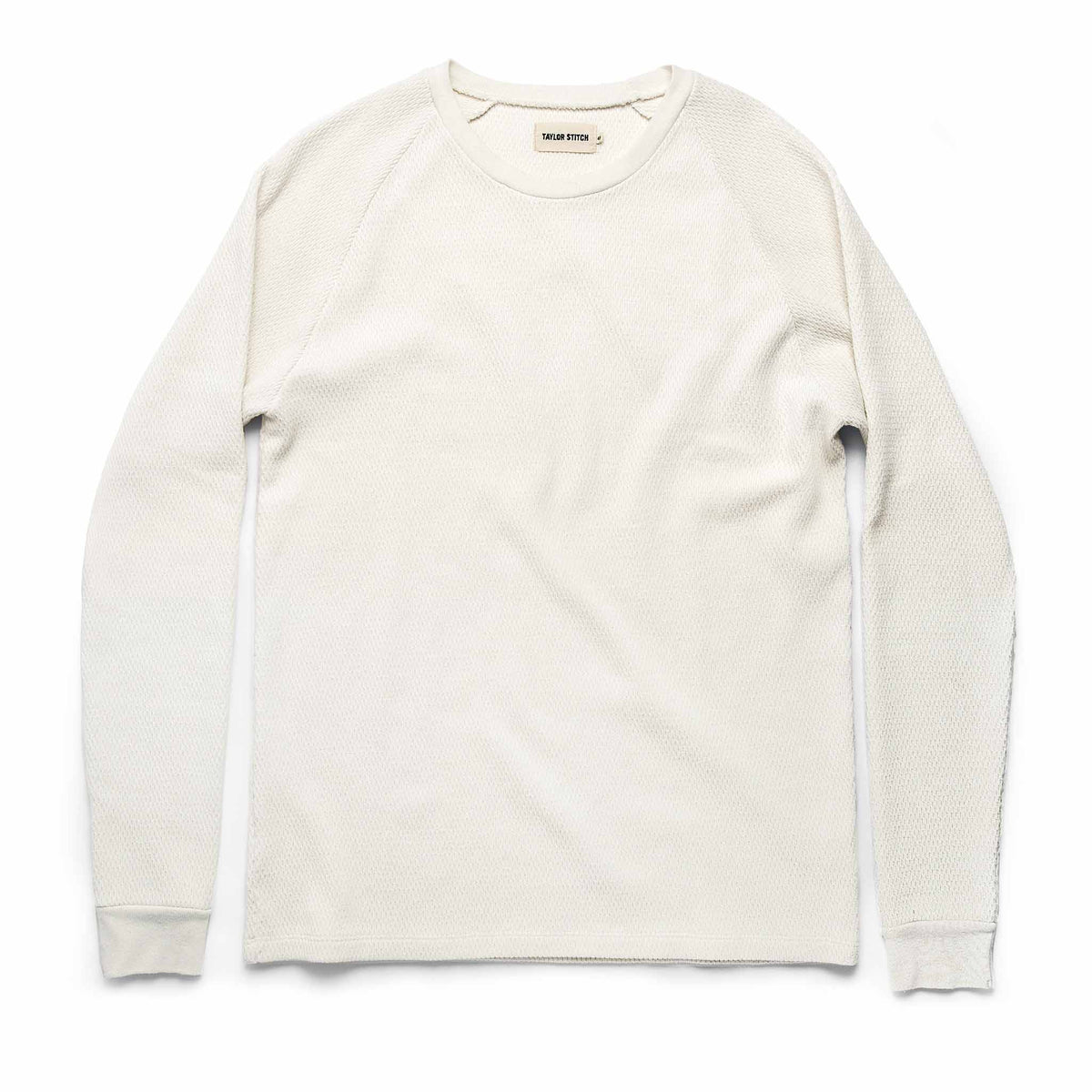The Heavy Bag Waffle Long Sleeve in Natural Archive