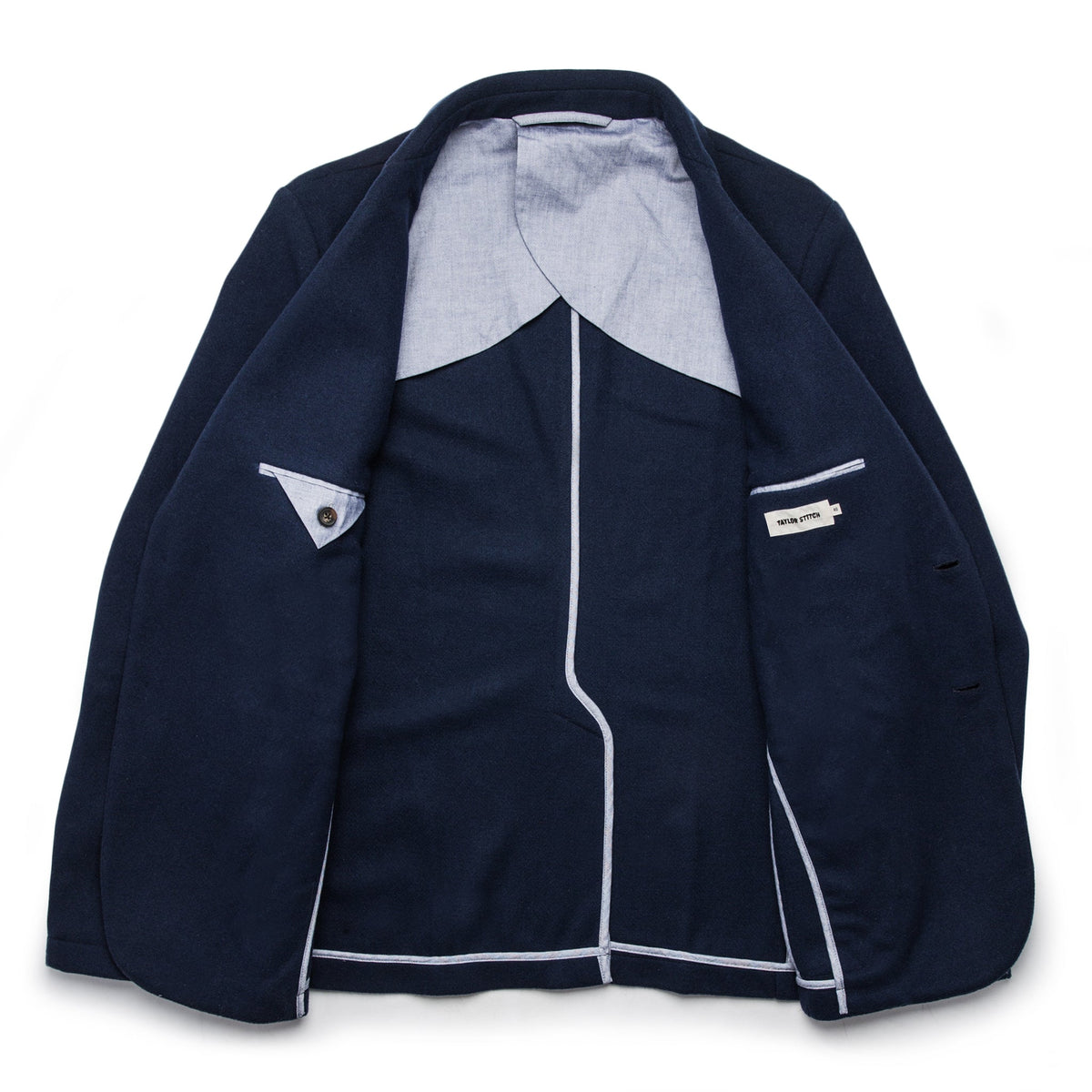 The Telegraph Jacket in Navy Boiled Wool