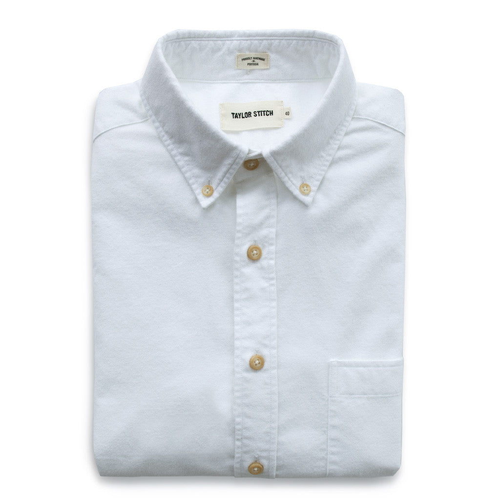 The Jack in Brushed White Oxford