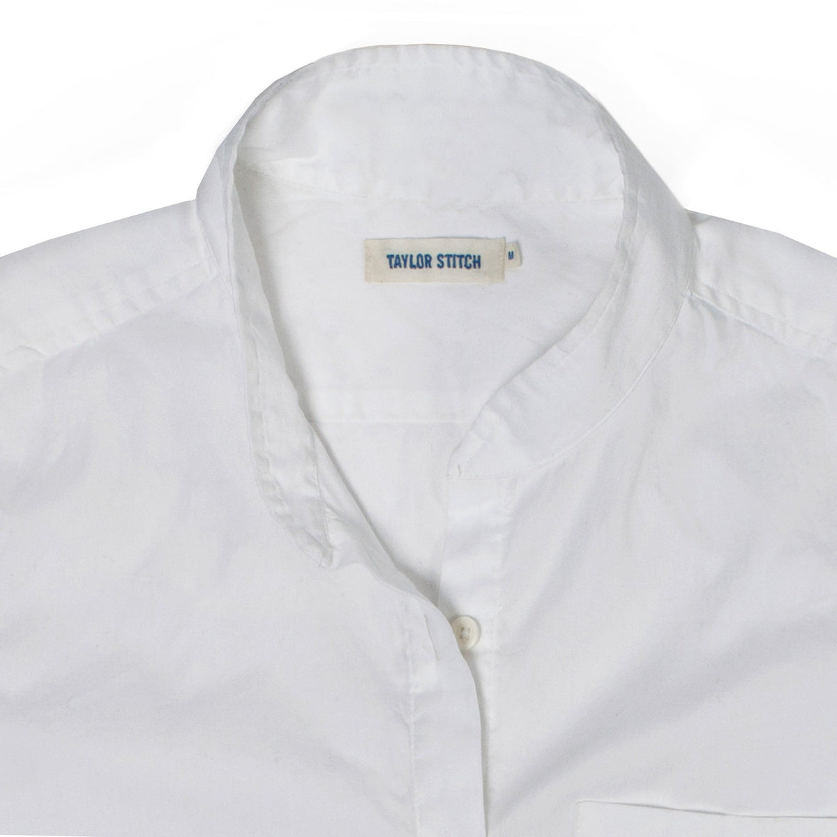 The Caroline in White Pinpoint Oxford