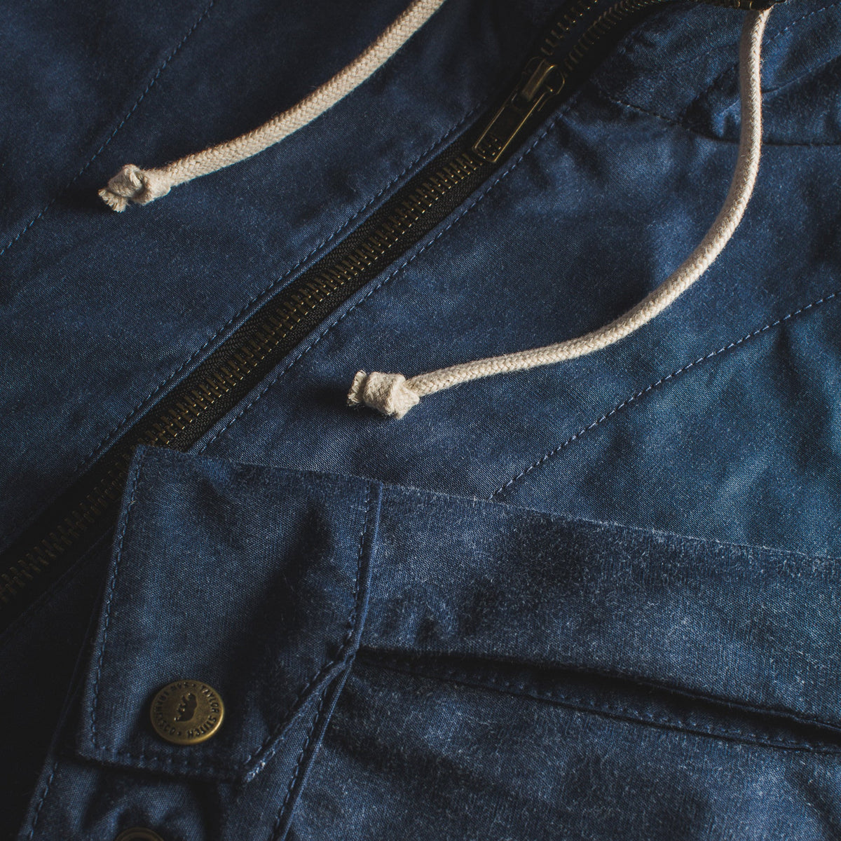 The Lighthouse Jacket in Indigo Chambray