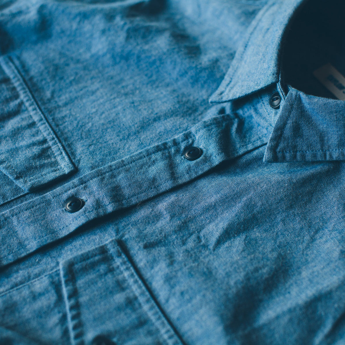 The Studio Shirt in Blue Everyday Chambray