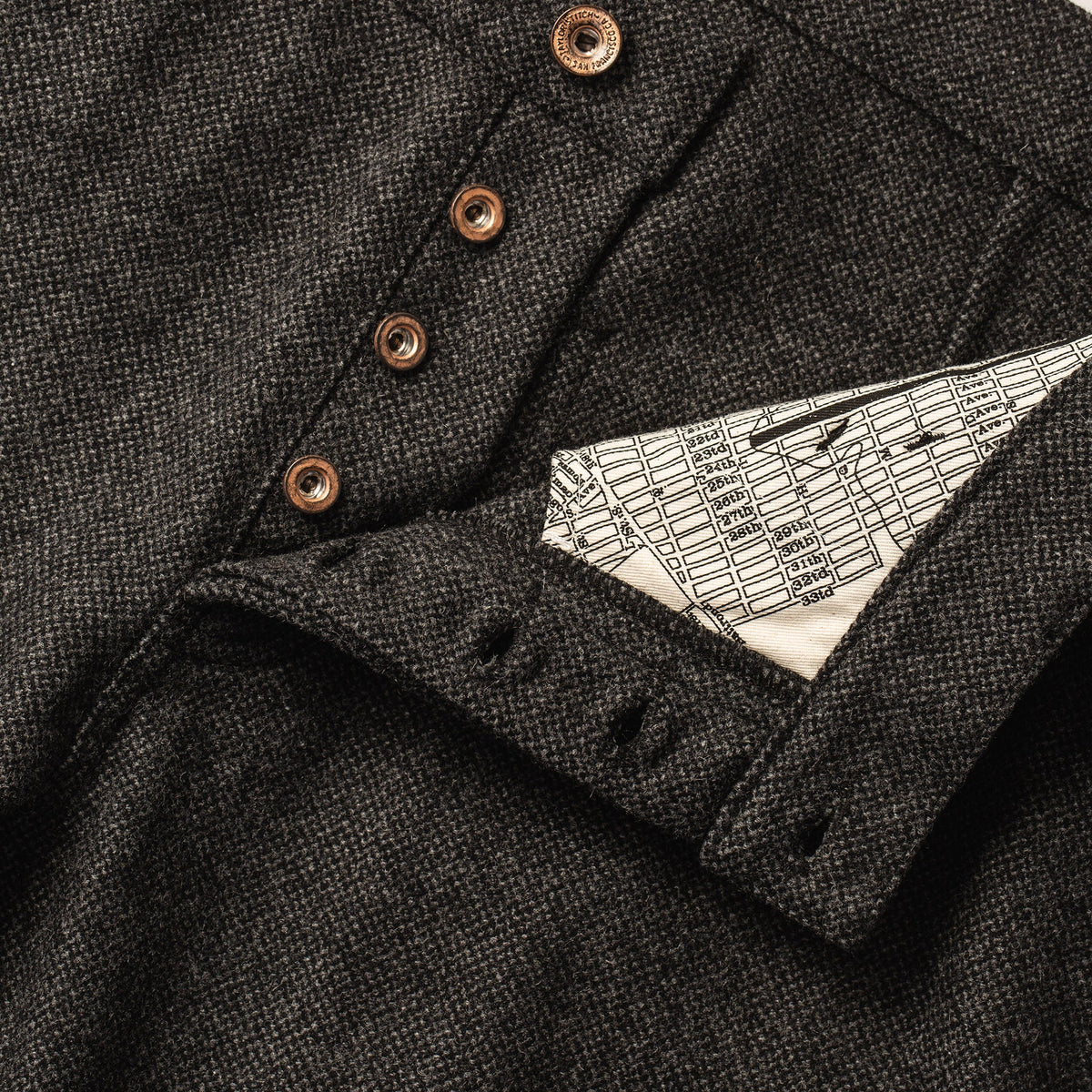 The Camp Pant in Charcoal Wool