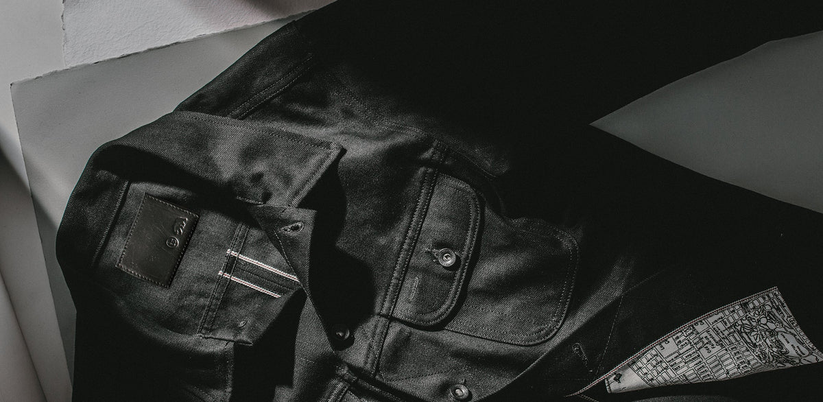 The Long Haul Jacket in Kuroki Mills Black Selvage