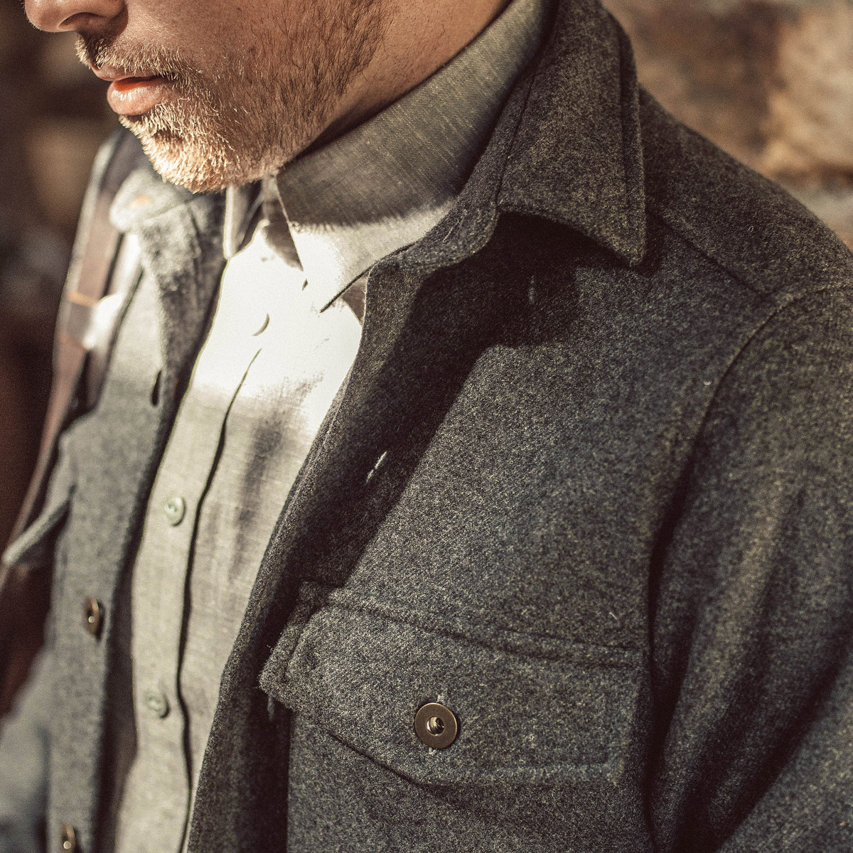 The Explorer Shirt in Grey