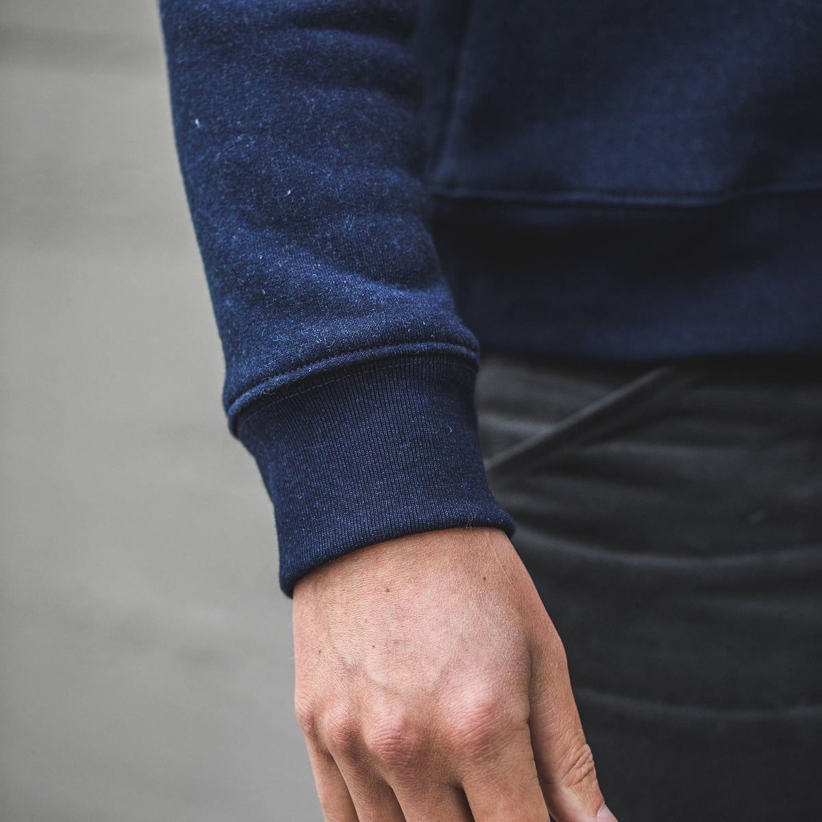 The Crew in Indigo Fleece