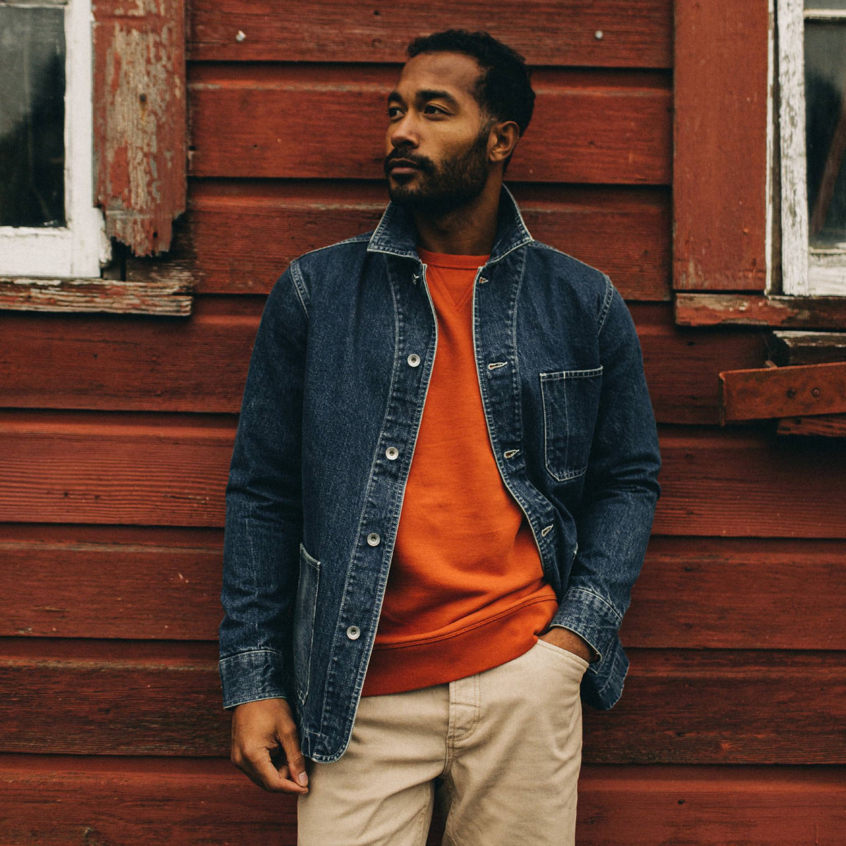 The Ojai Jacket in Sawyer Wash Selvage