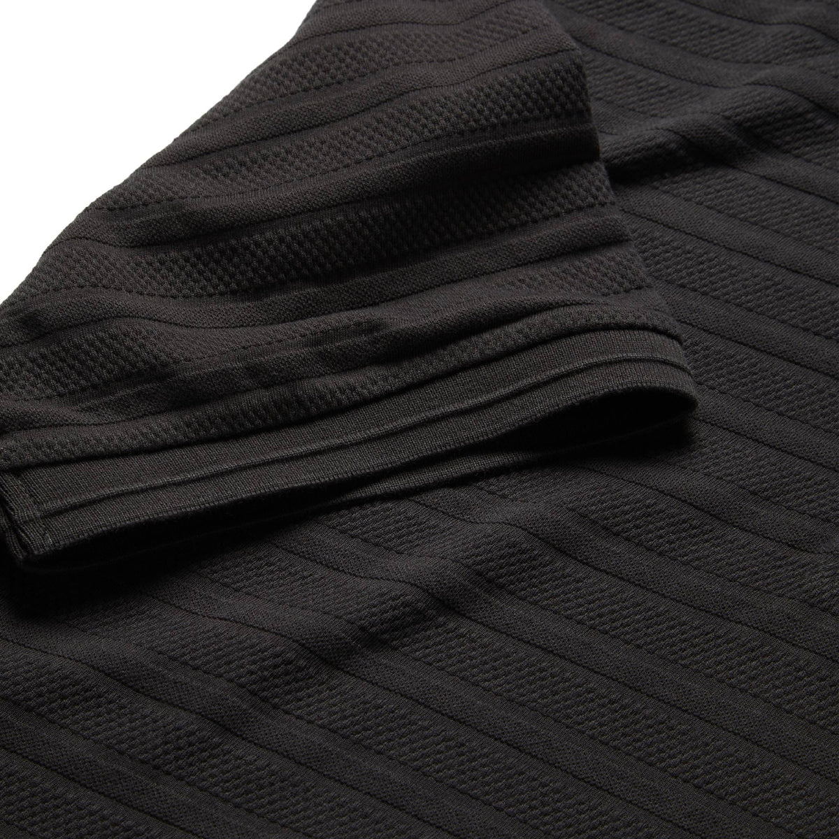 The Polo in Dark Charcoal Jacquard