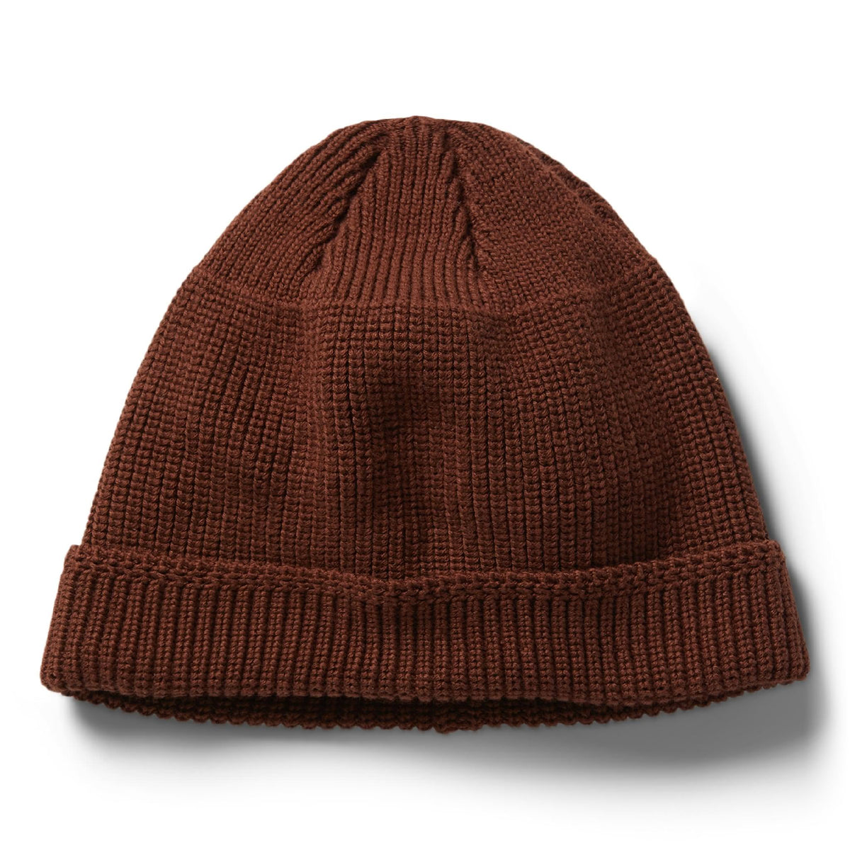 The Rib Beanie in Russet