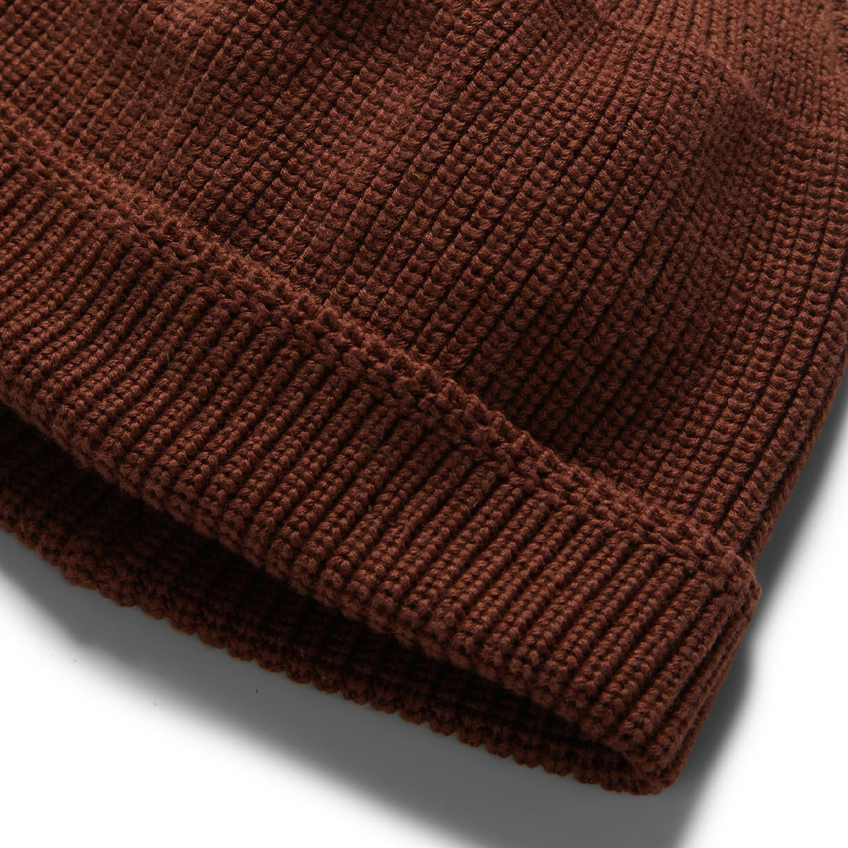 The Rib Beanie in Russet