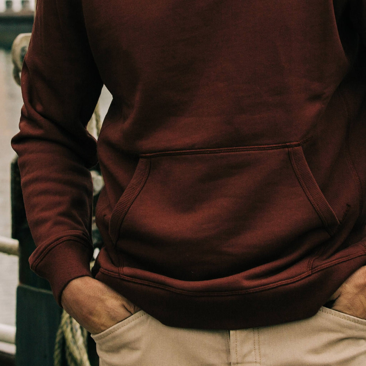 The Shackleton Hoodie in Russet