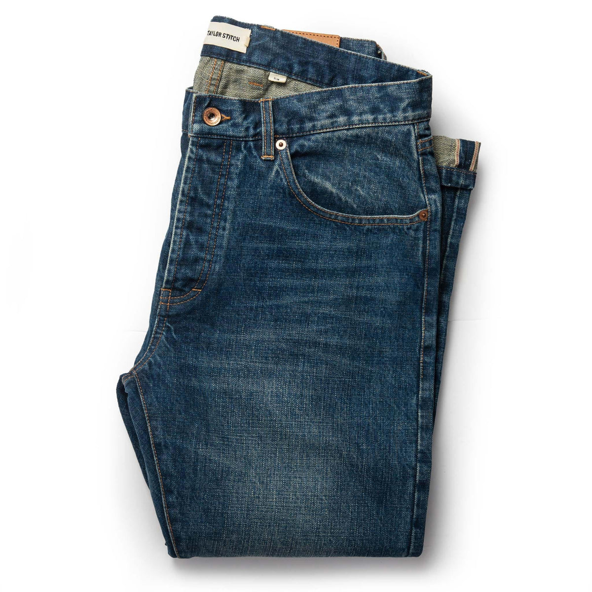 The Slim Jean in Sawyer Wash Organic Selvage