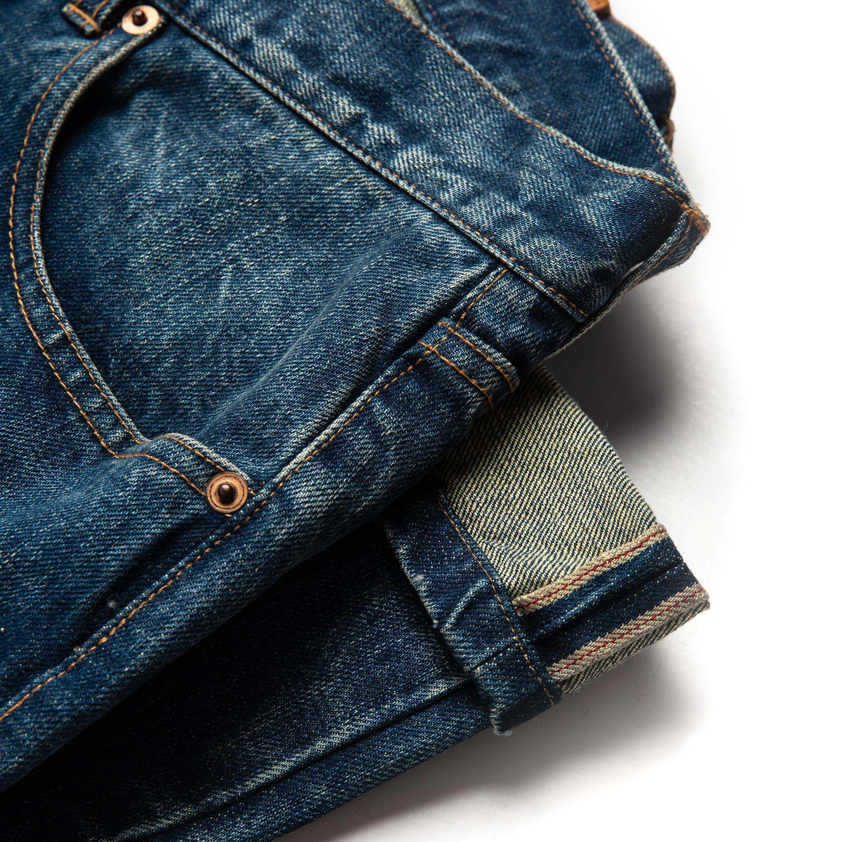 The Slim Jean in Sawyer Wash Organic Selvage