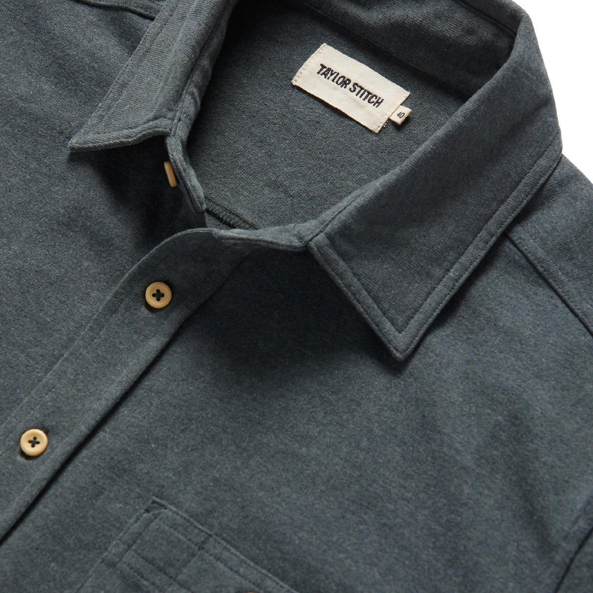 The Utility Shirt in Dark Slate Heavy Bag