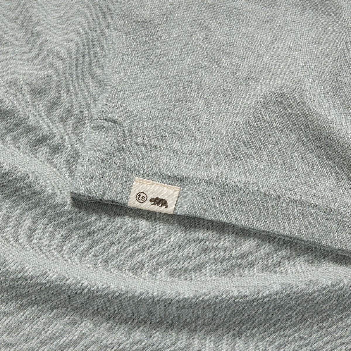 The Cotton Hemp Polo in Slate