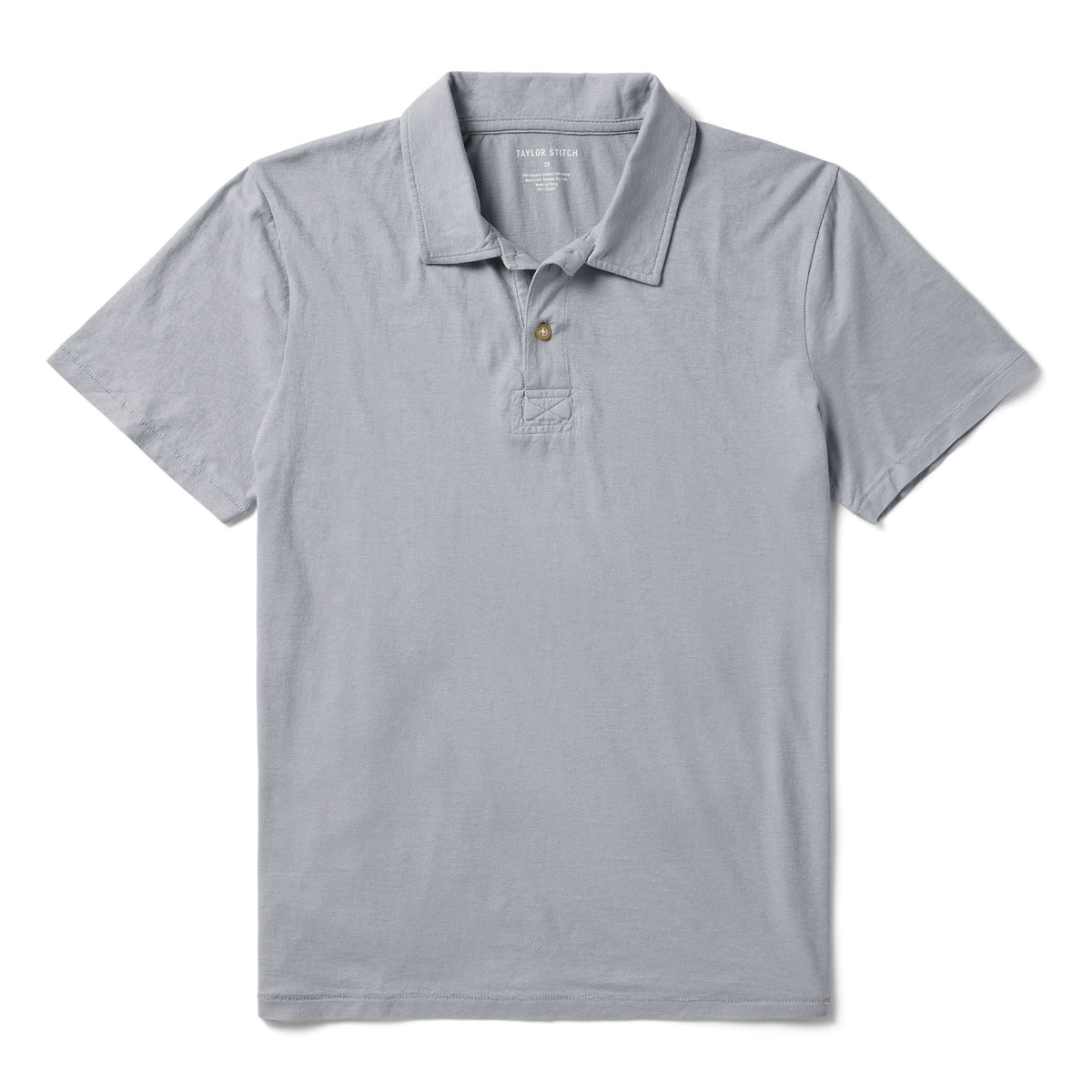 The Cotton Hemp Polo in Tradewinds