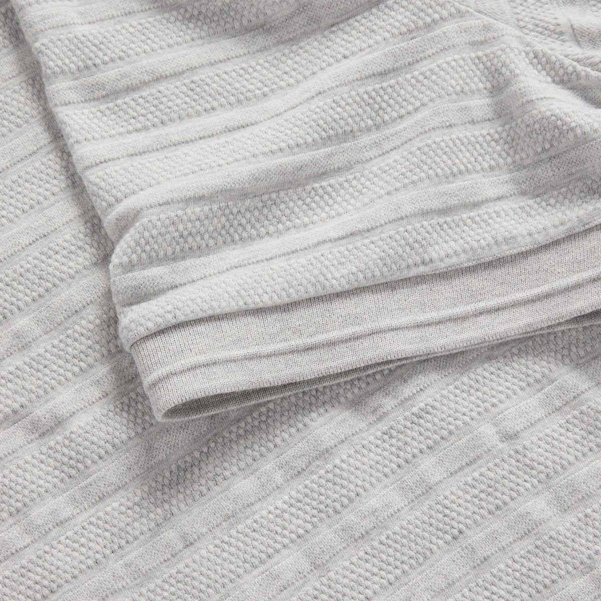 The Jacquard Polo in Ash Heather