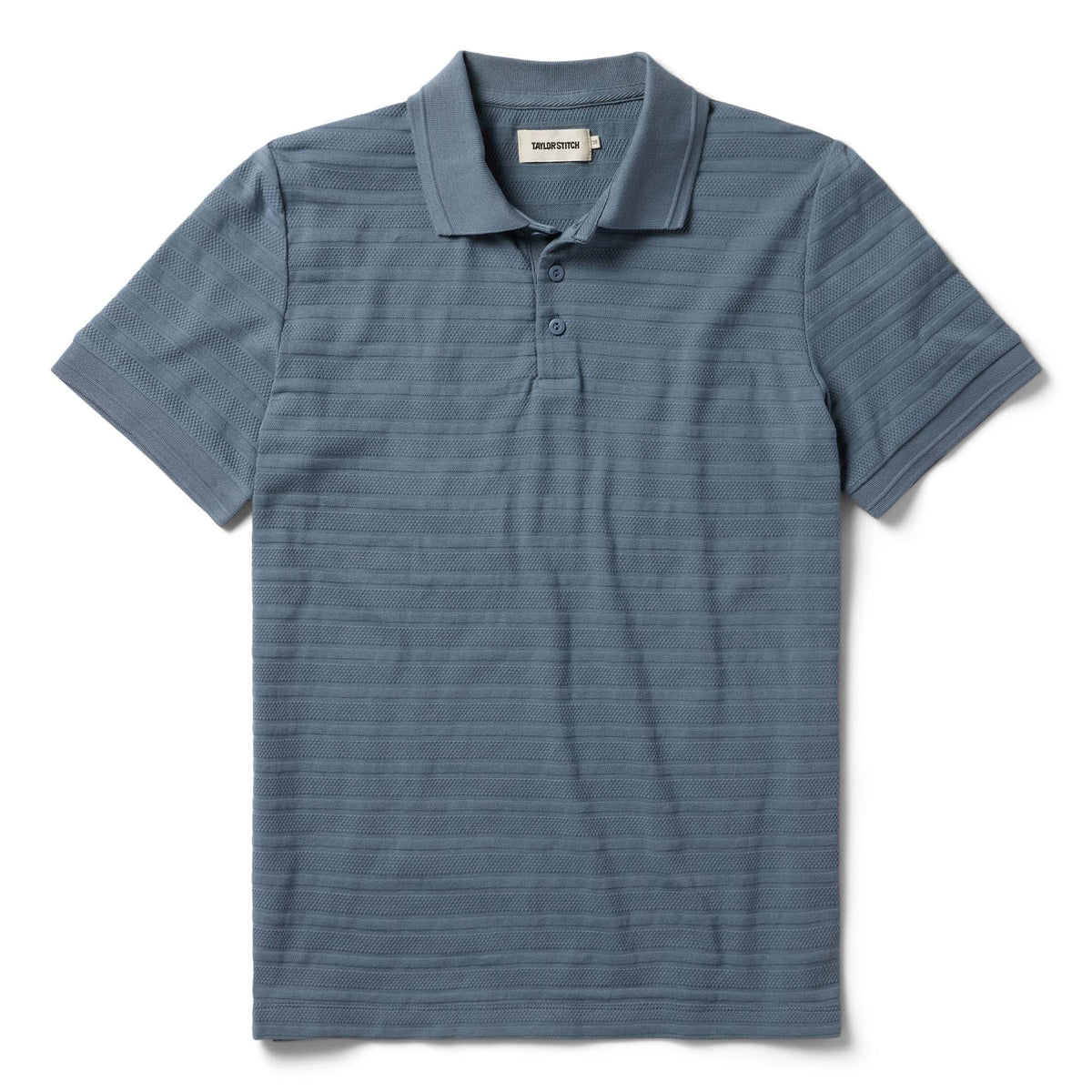 The Jacquard Polo in Storm