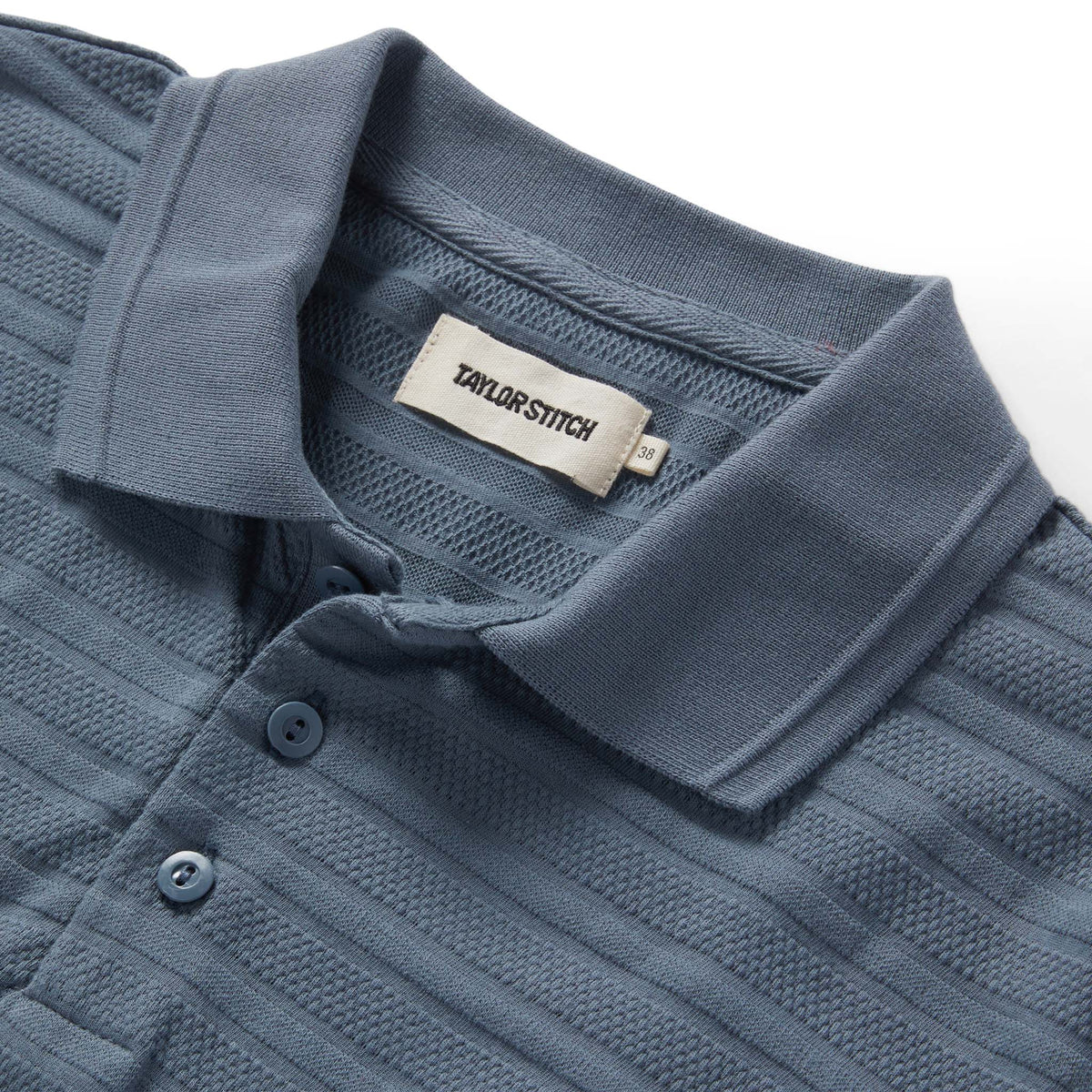 The Jacquard Polo in Storm