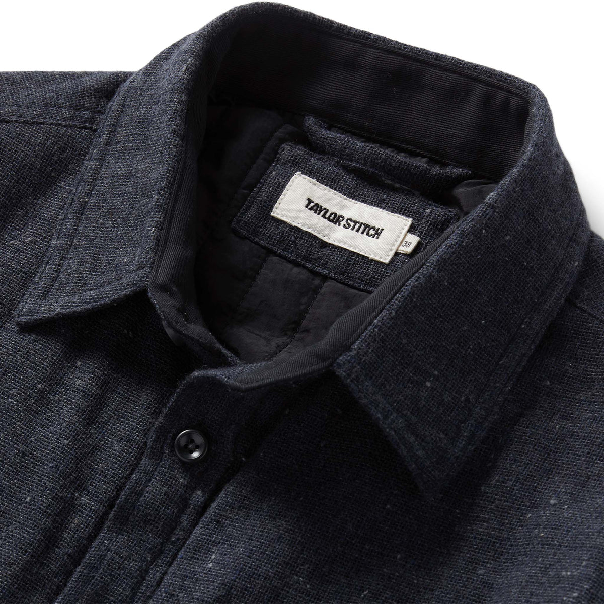The Lined Utility Shirt in Charcoal Donegal