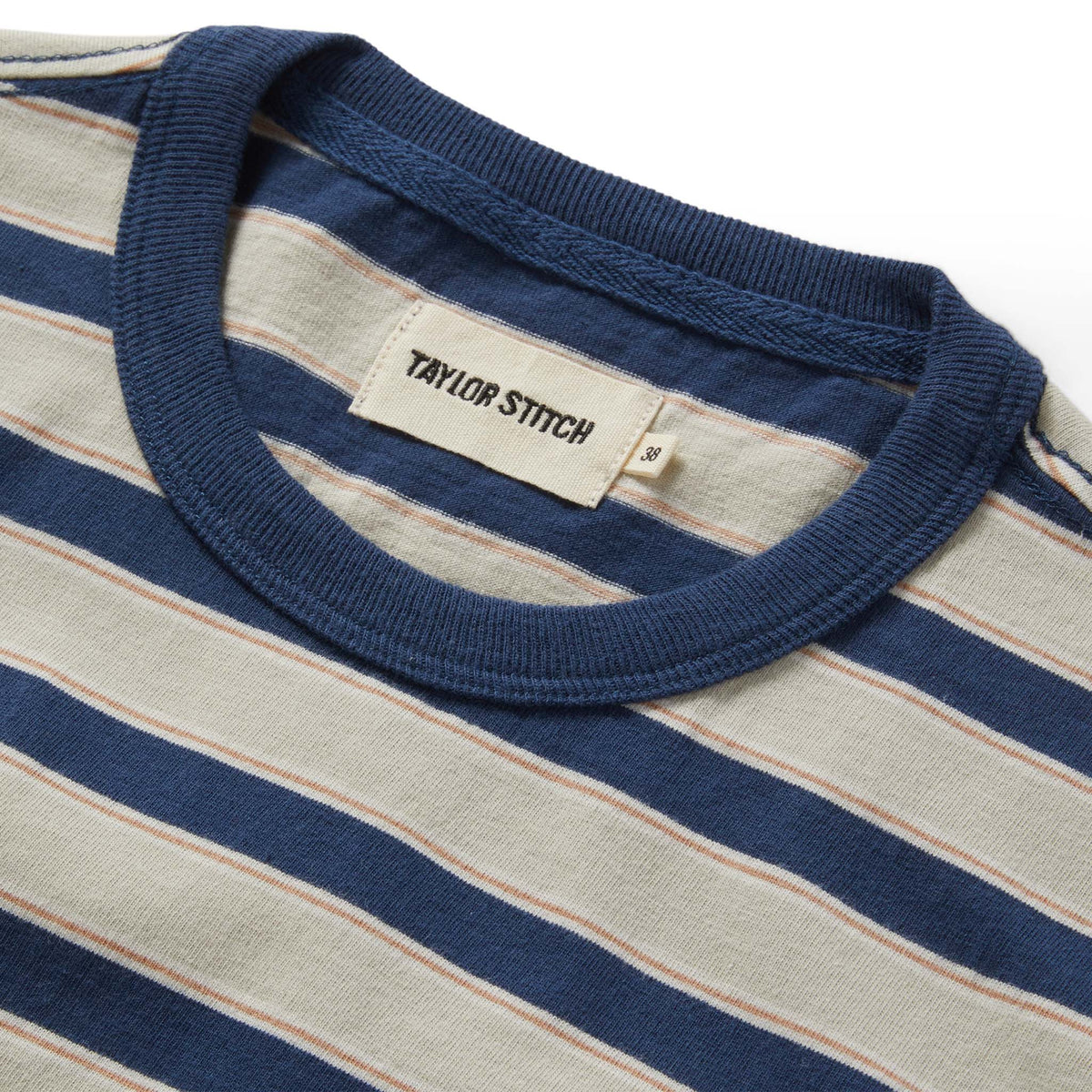 The Organic Cotton Tee in Daybreak Stripe