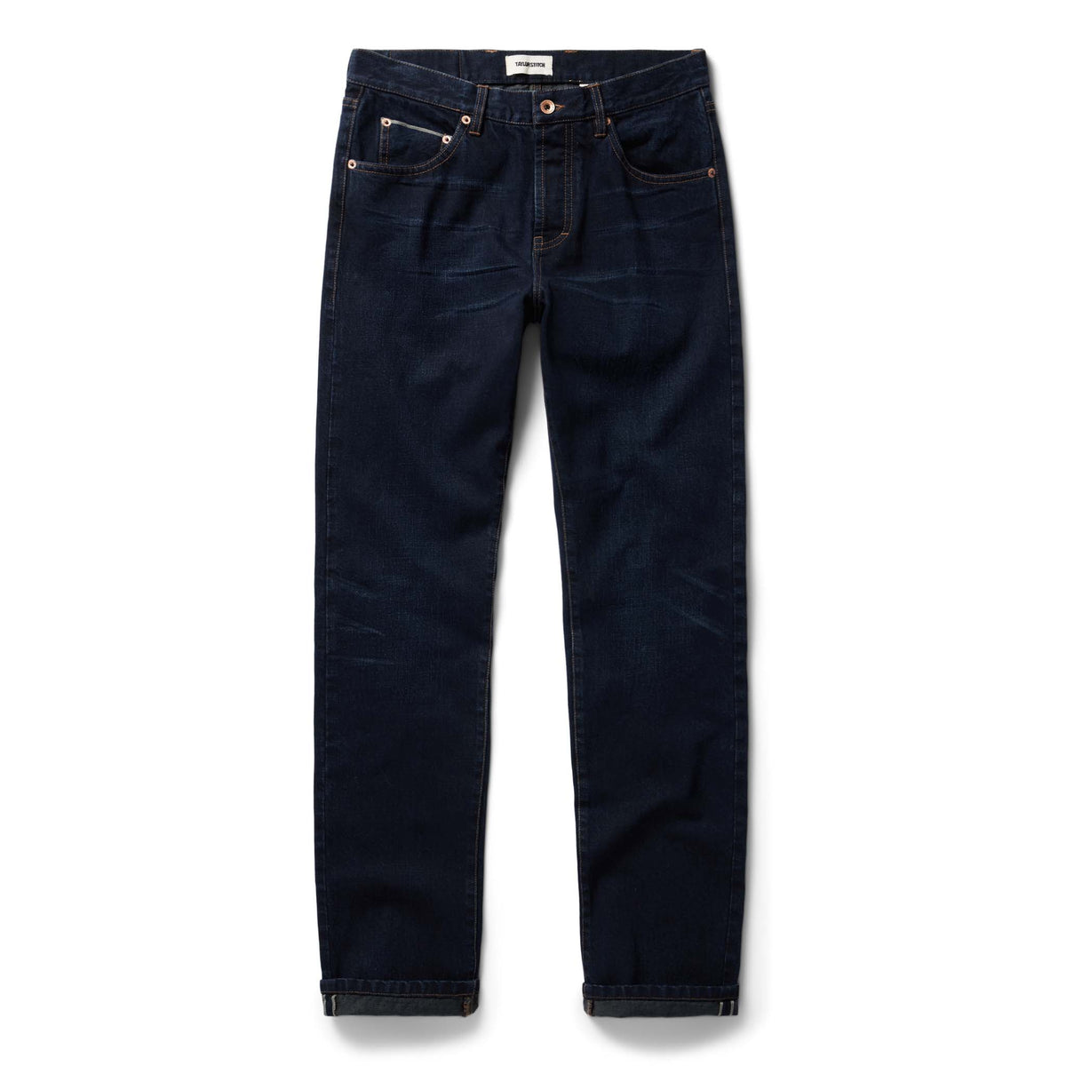 The Slim Jean in Wallace Wash Organic Selvage