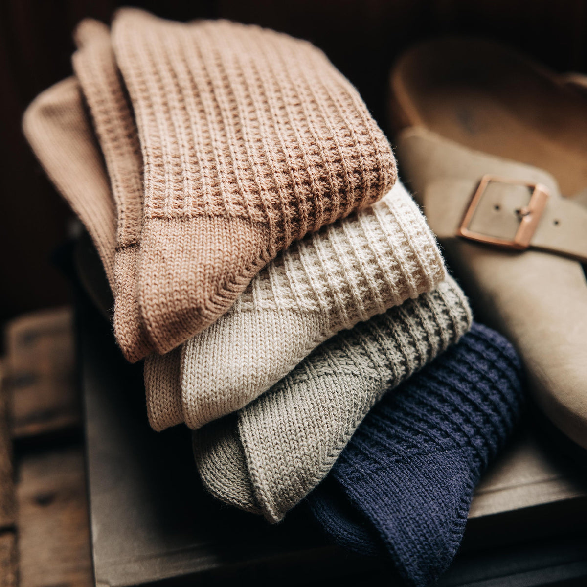 The Waffle Sock in Sagebrush