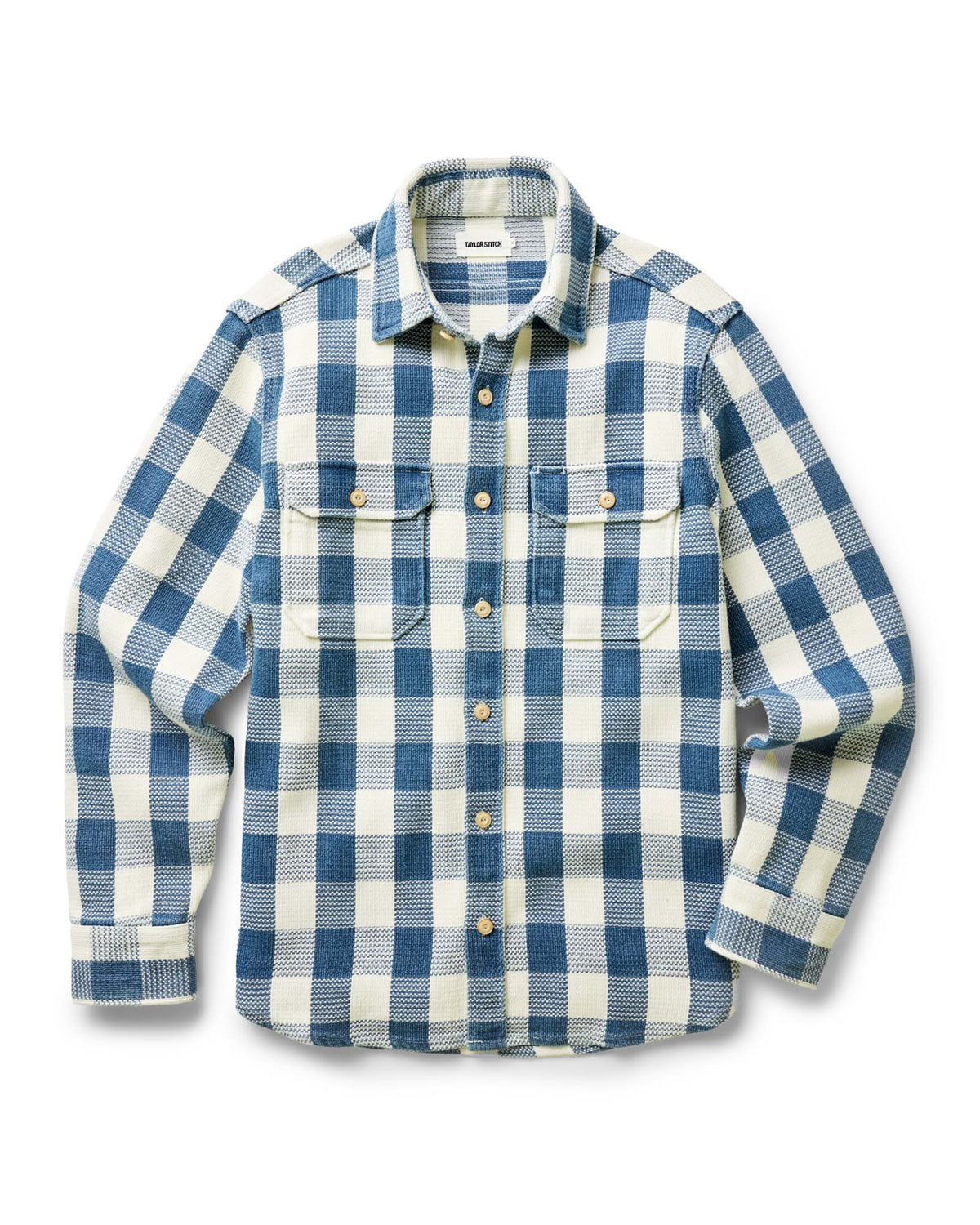 The Division Shirt in Washed Indigo Check