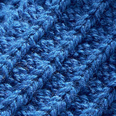 The Waffle Sock in Cobalt