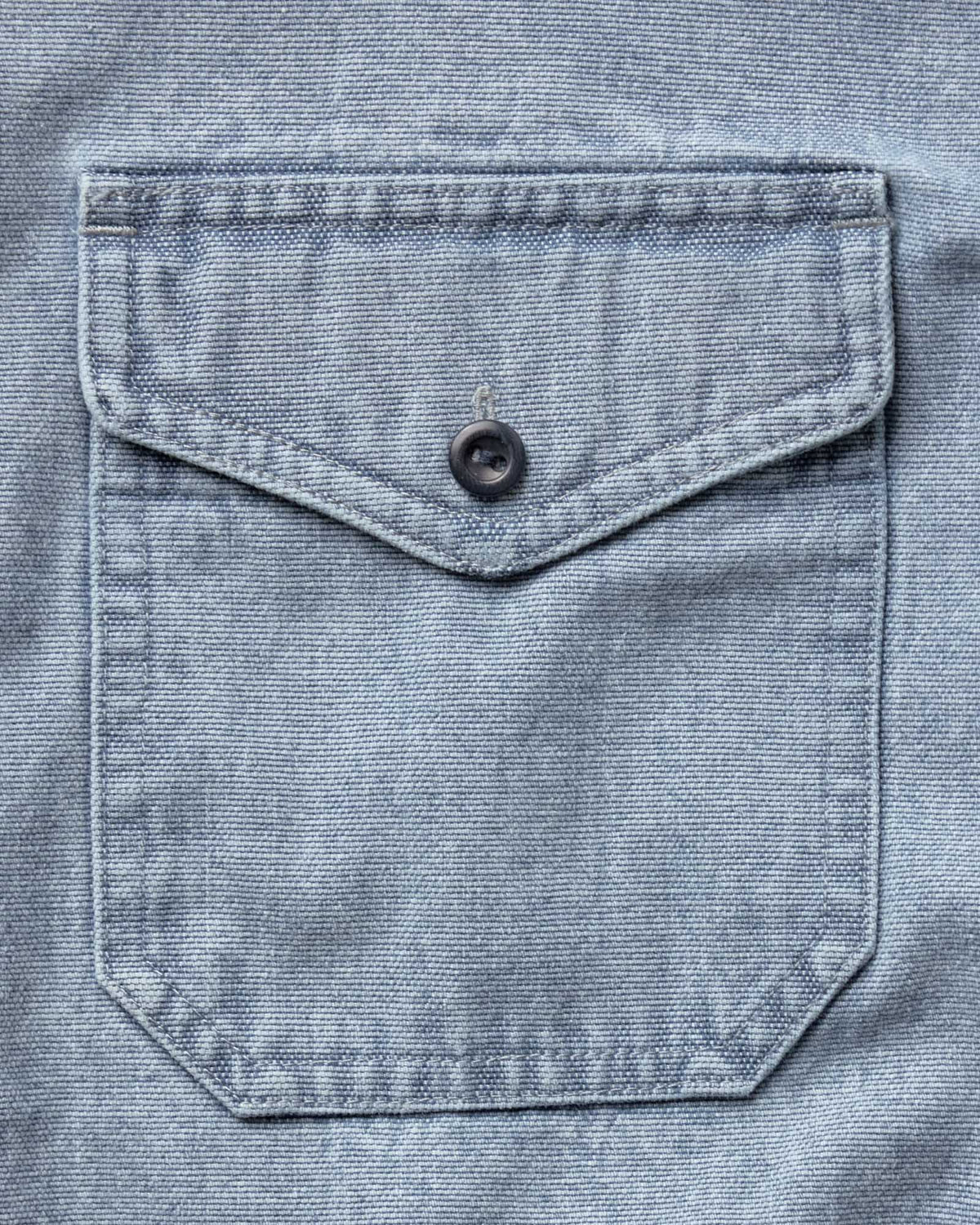 The Cadet Shirt in Washed Indigo Oxford