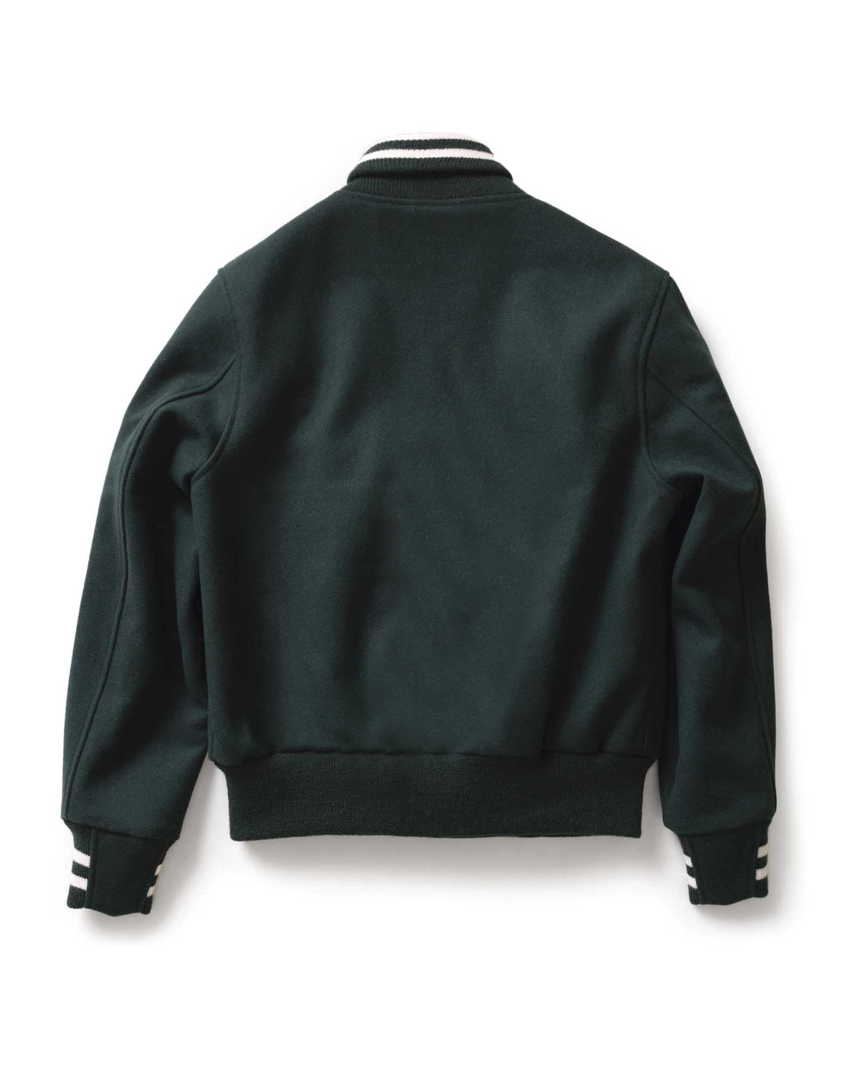 The Golden Bear Snap Bomber in Ivy Wool