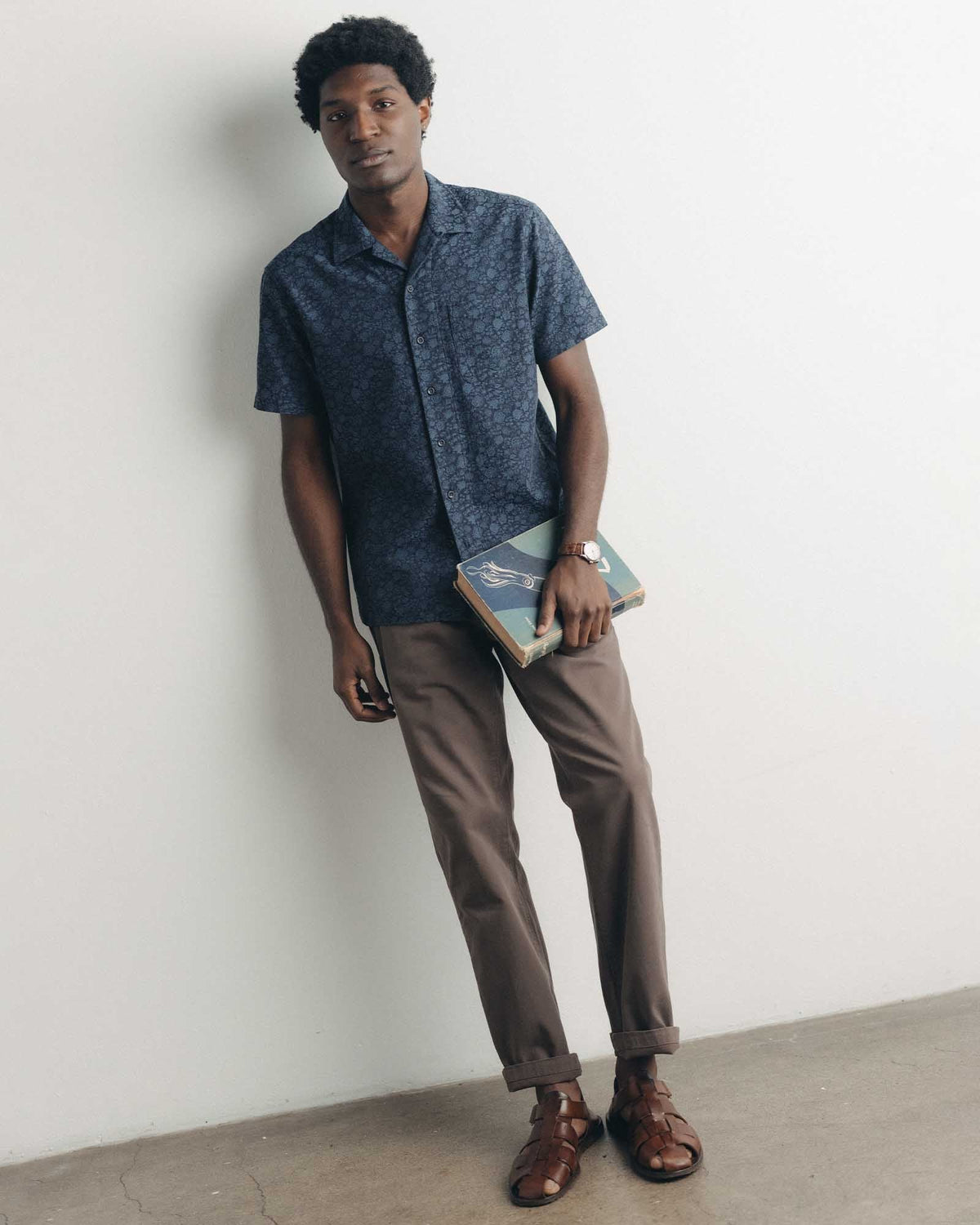 The Hawthorne Shirt in Japanese Night Bloom Jacquard
