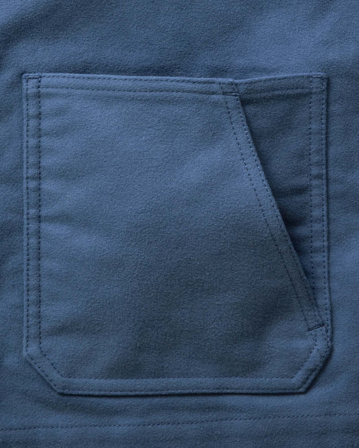 The Ojai Jacket in French Blue Moleskin