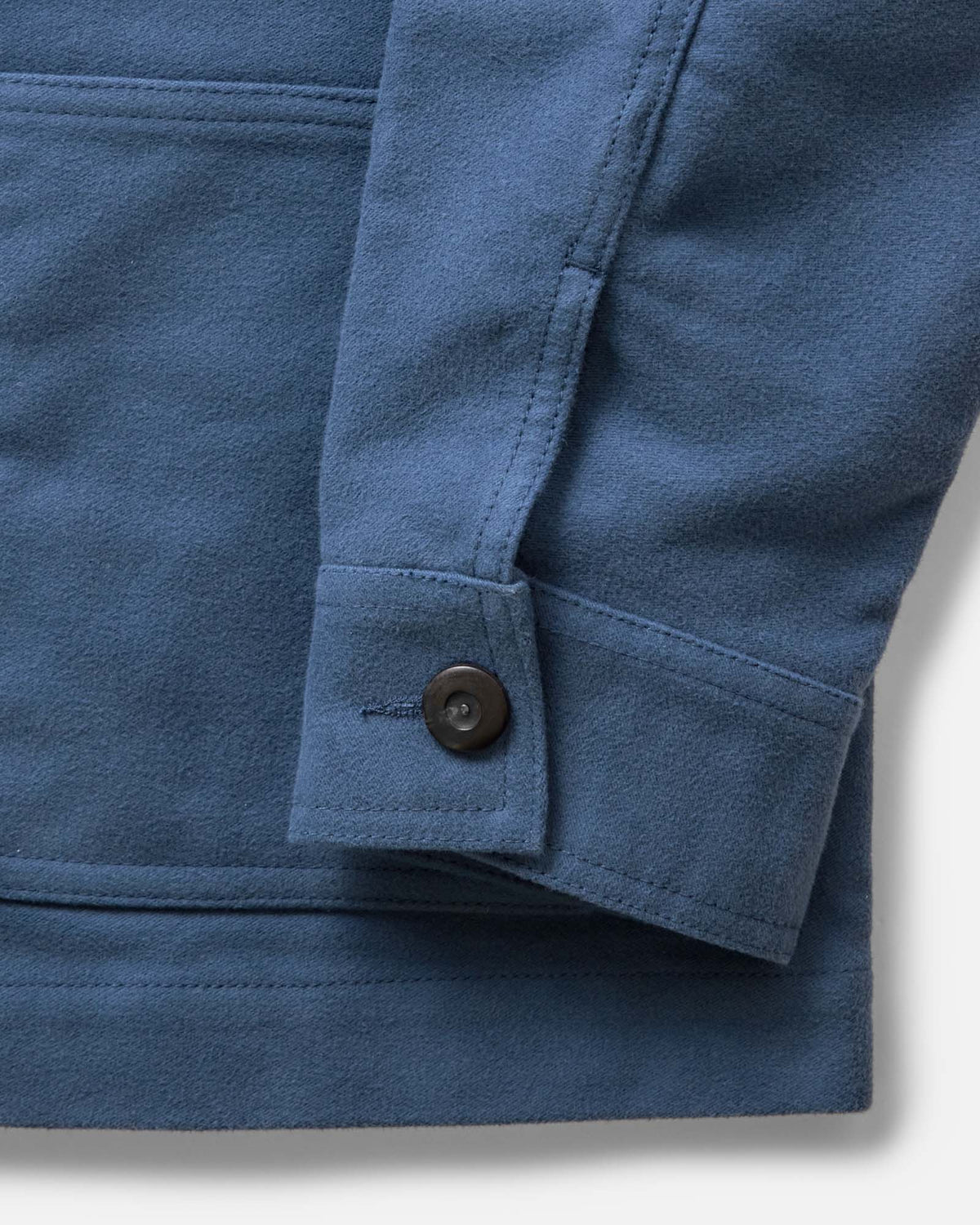 The Ojai Jacket in French Blue Moleskin