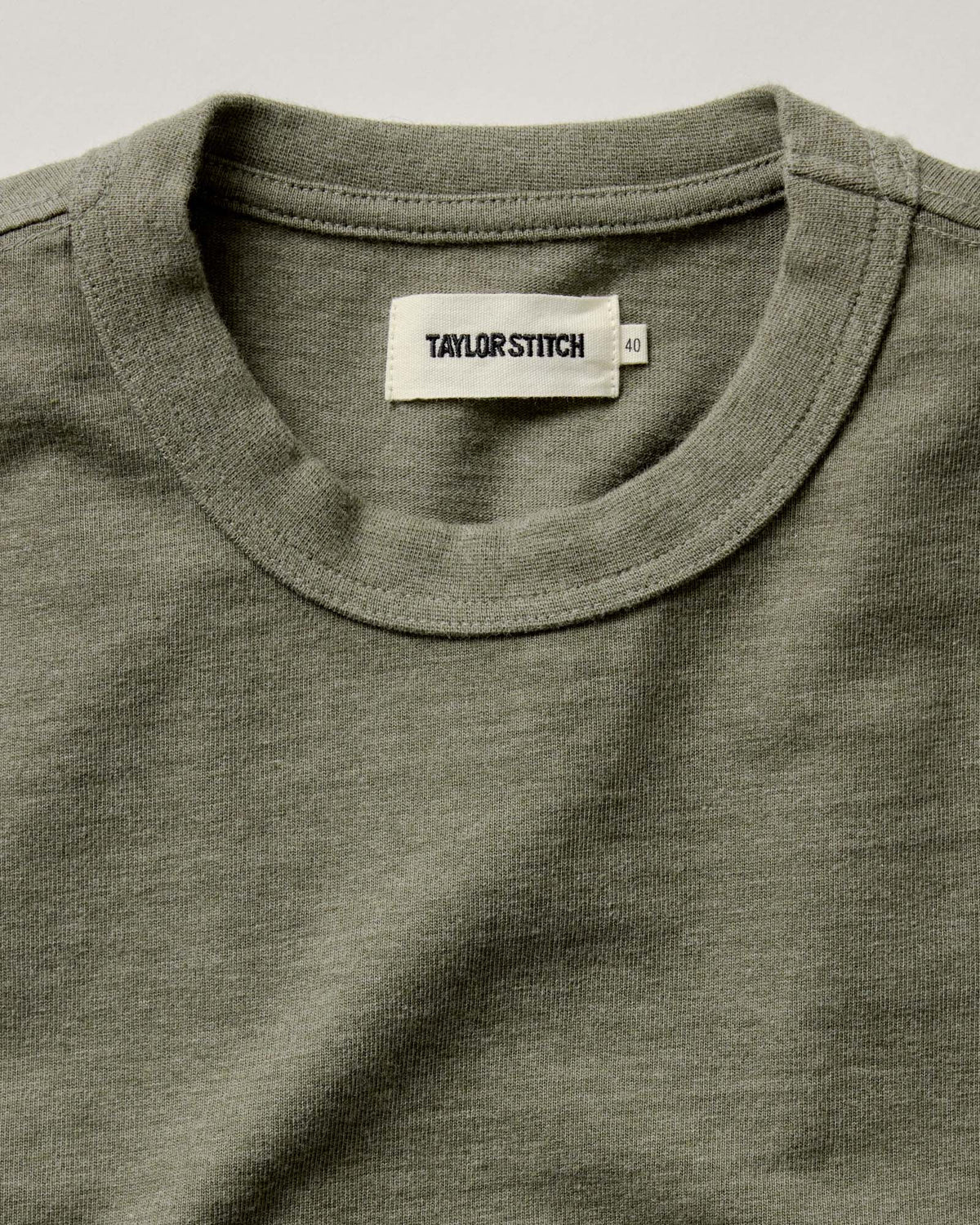 The Organic Cotton Shop Tee in Army Twist