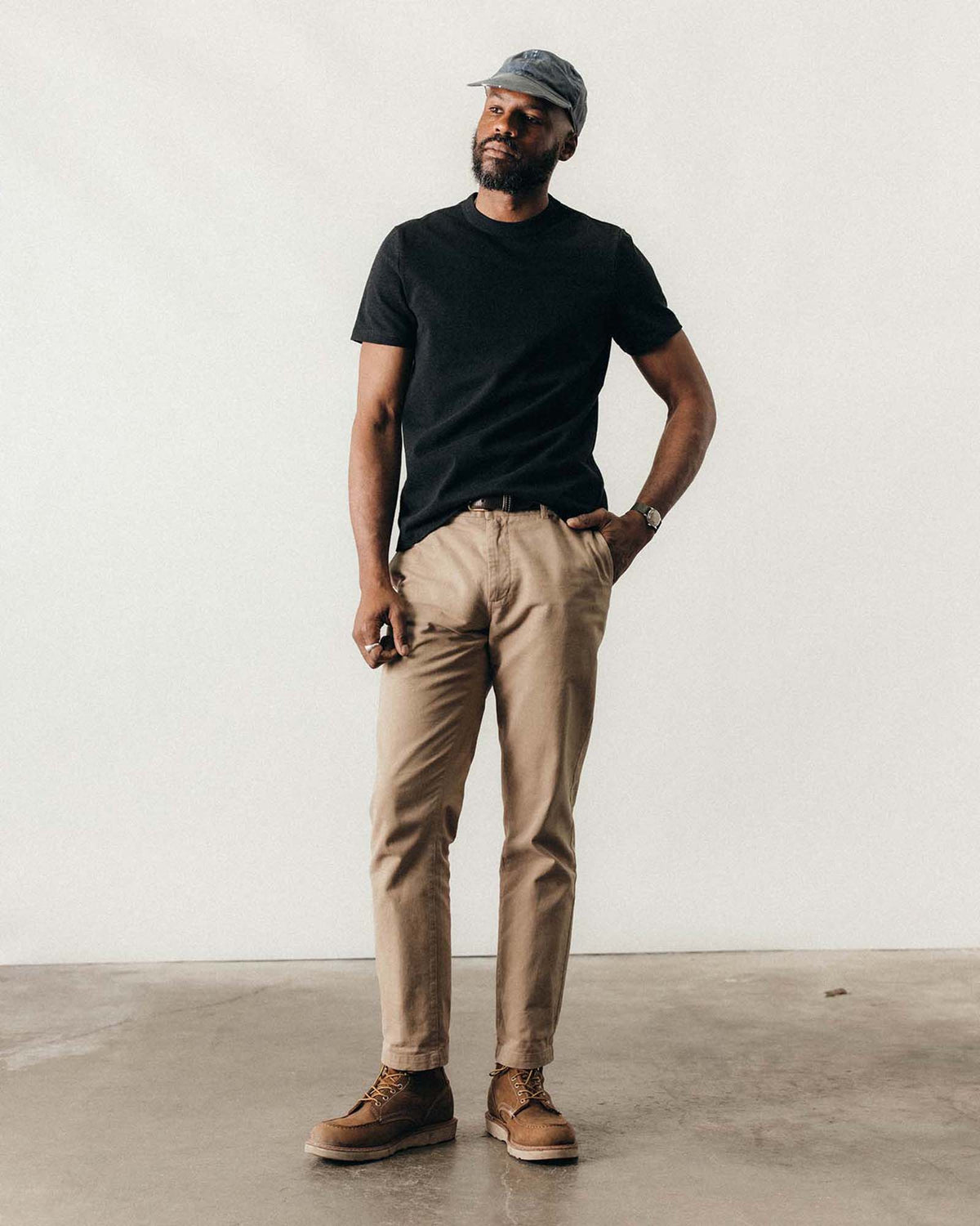 The Organic Cotton Shop Tee in Coal Twist