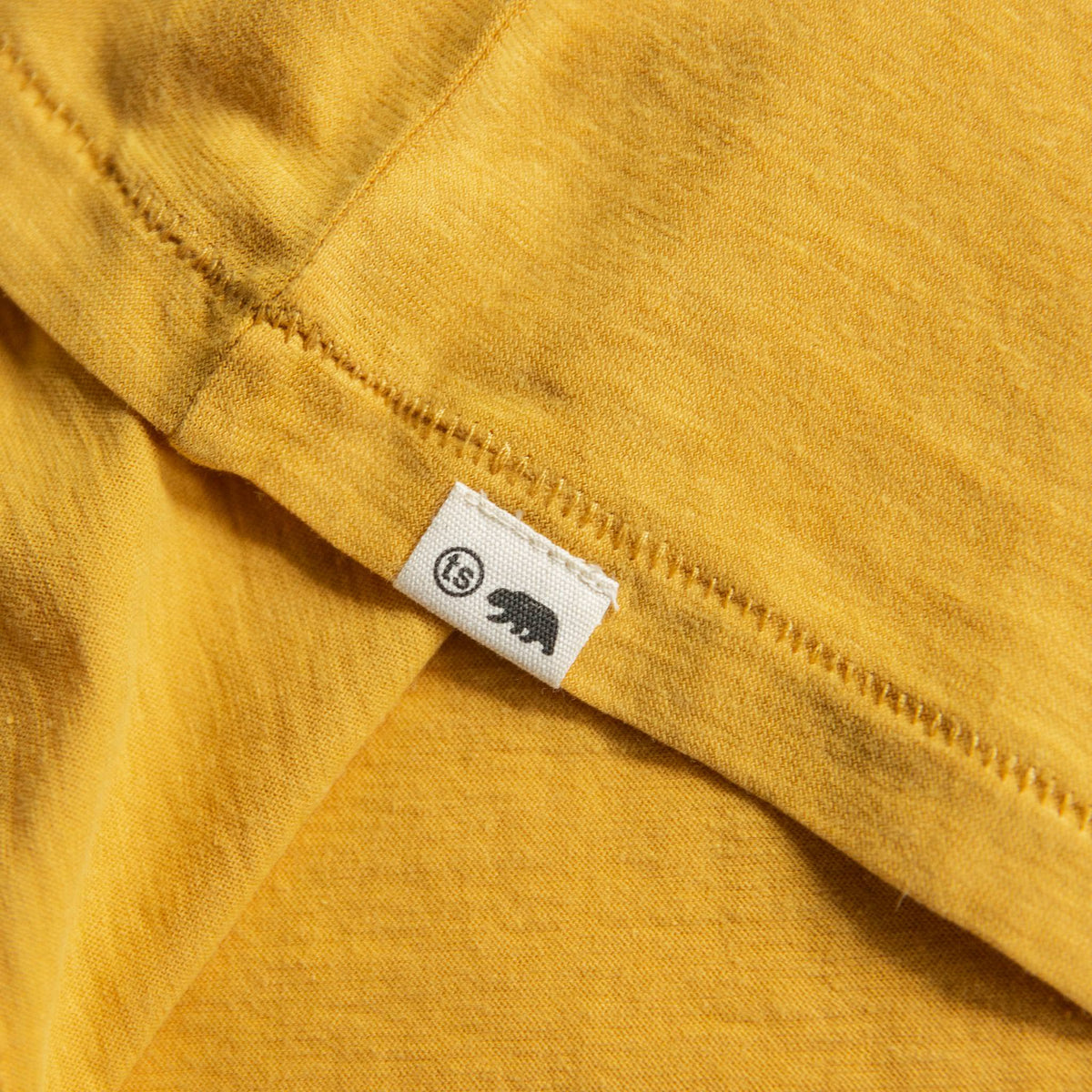 The Cotton Hemp Tee in Canary Eagle