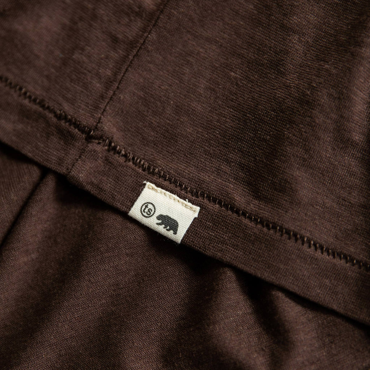 The Cotton Hemp Tee in Espresso Todo Chido