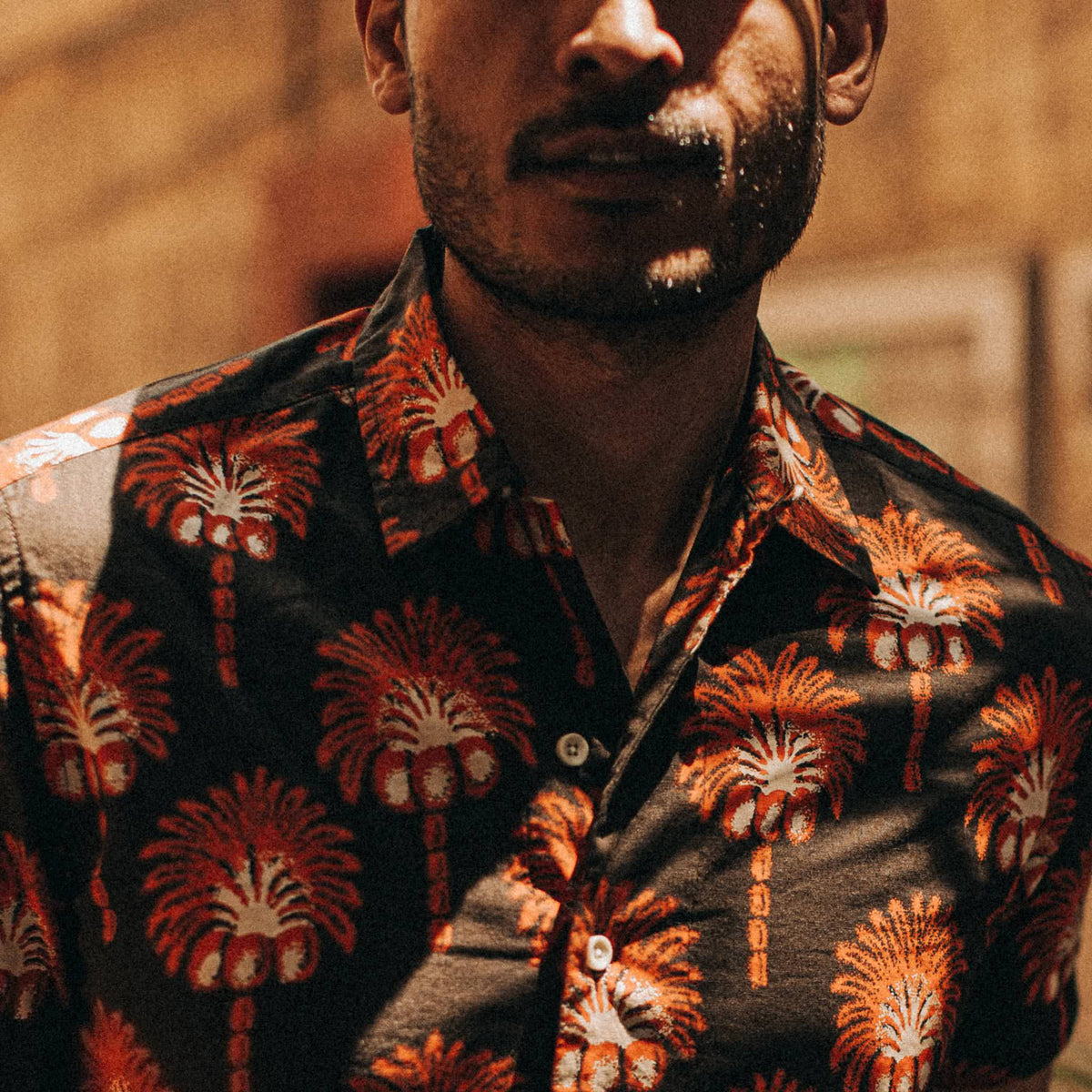 The Short Sleeve Hawthorne in Mirage Palm
