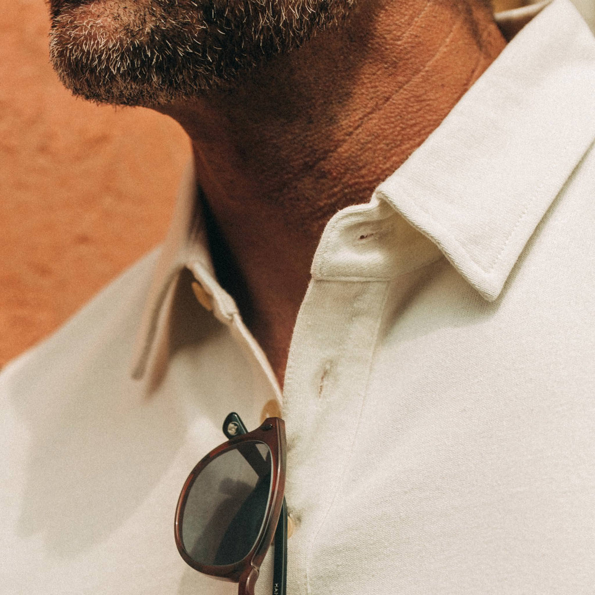 The Heavy Bag Polo in Natural