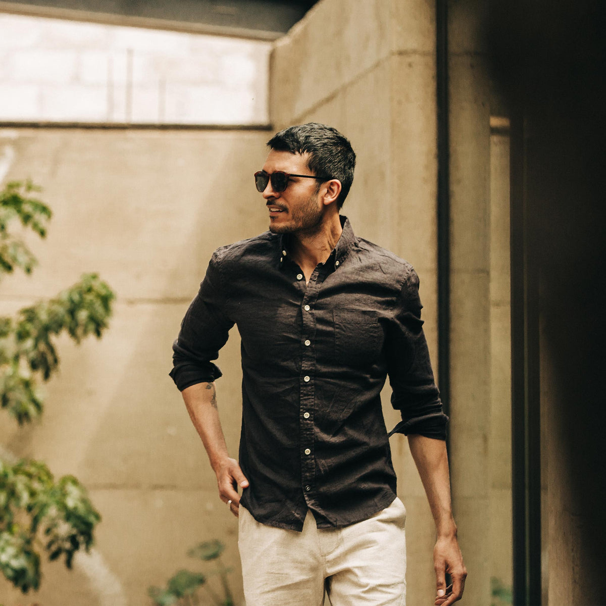 The Jack in Espresso Linen