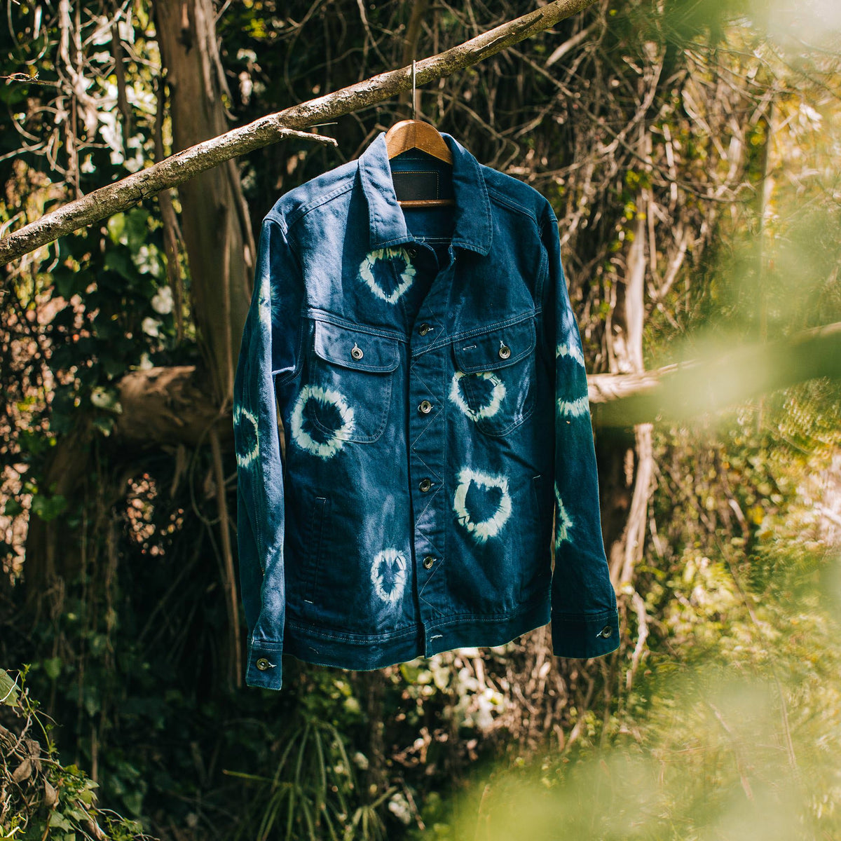 The Long Haul Jacket in Hand-Dyed Indigo