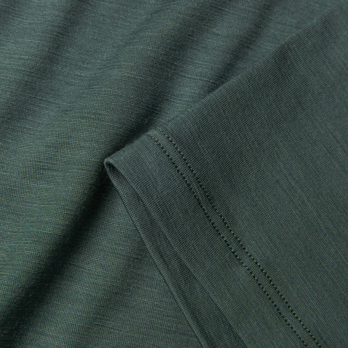The Merino Tee in Sea Green