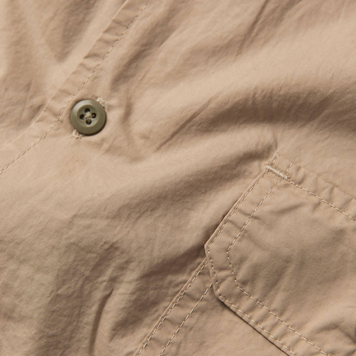 The Short Sleeve Officer Shirt in Khaki