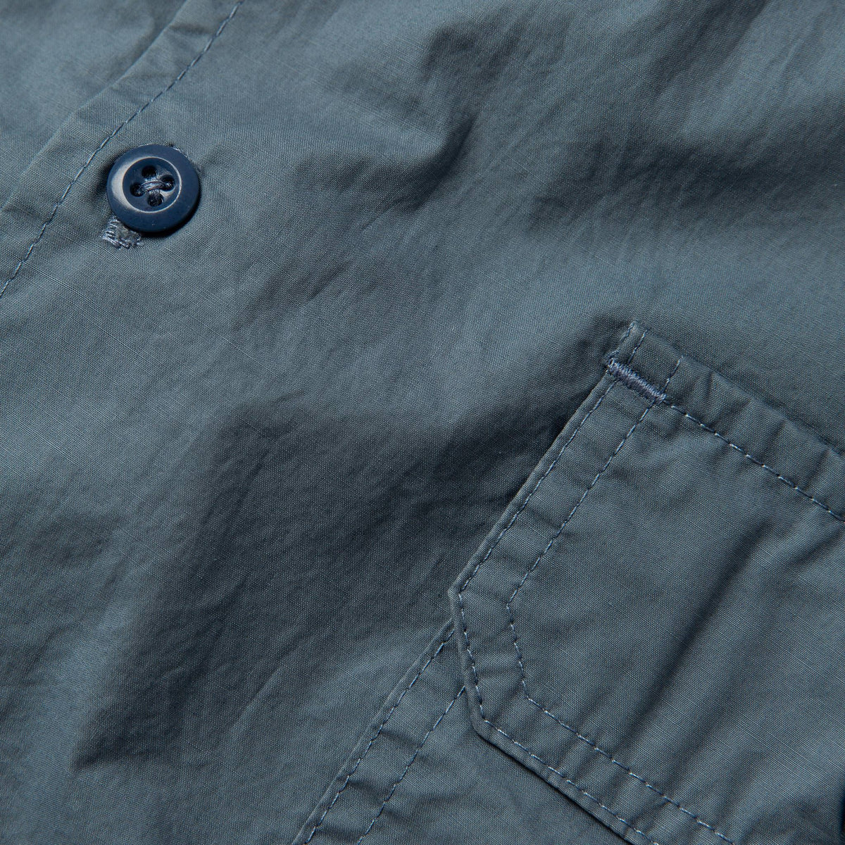 The Short Sleeve Officer Shirt in Slate
