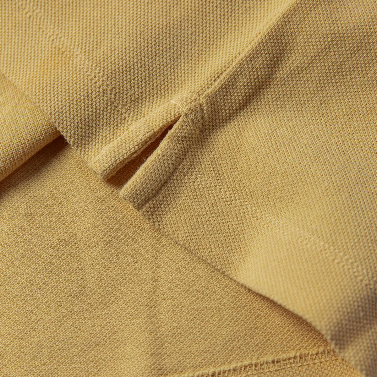 The Pique Polo in Straw