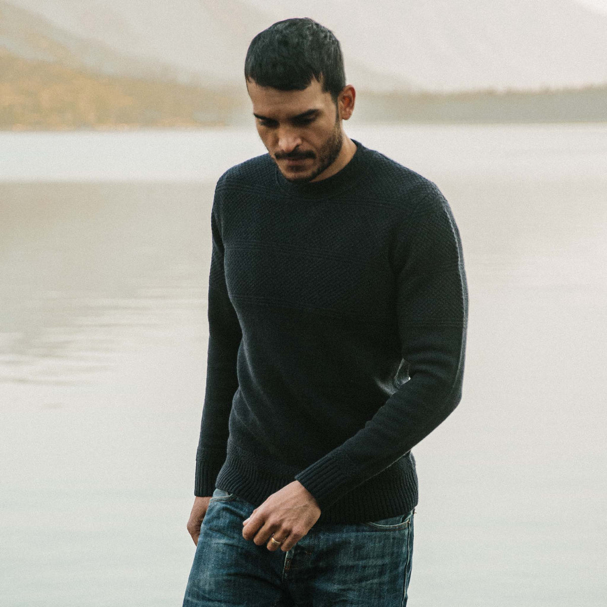 The Ventana Sweater in Navy