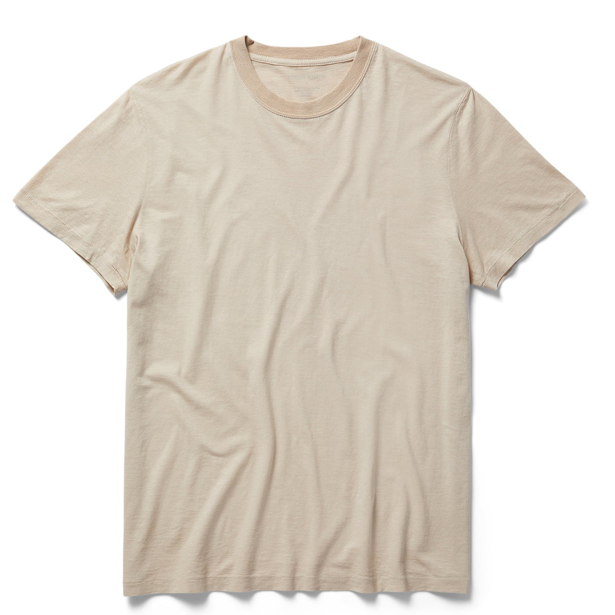 The Cotton Hemp Tee in Sand